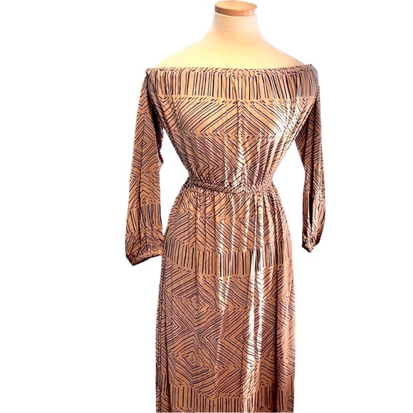 Rachel Pally Pattern Print Maxi Dress, Tan, Small - Picture 2 of 14
